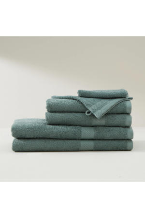 handdoek groen basic (100x50 cm)