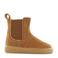 Shoesme suède enkelboots cognac