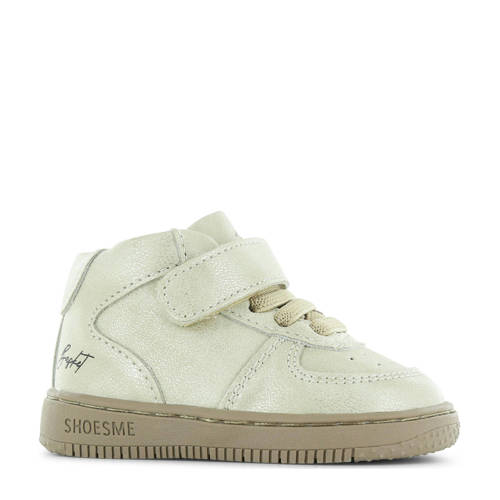 Shoesme leren sneakers champagne