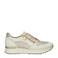 Rieker leren sneakers beige/wit