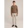 WE Fashion fijngebreide trui caramel