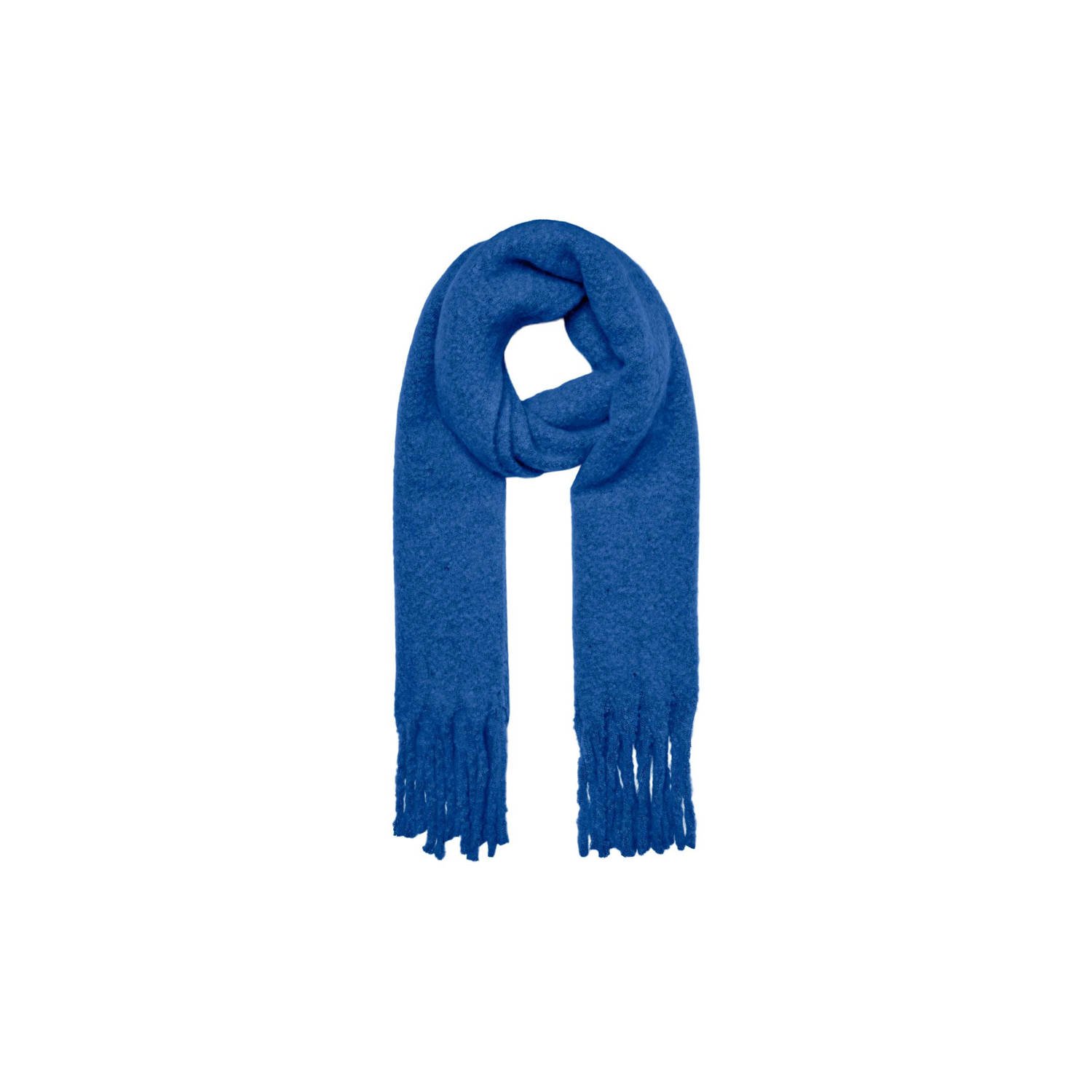 VERO MODA sjaal met franjes VMSARAH blauw