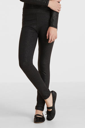 legging zwart/zilver