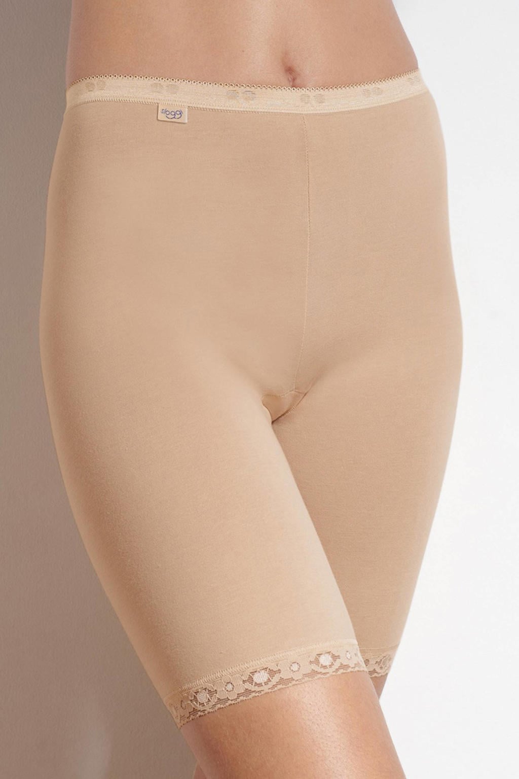 sloggi Basic+ cycling short met kant beige