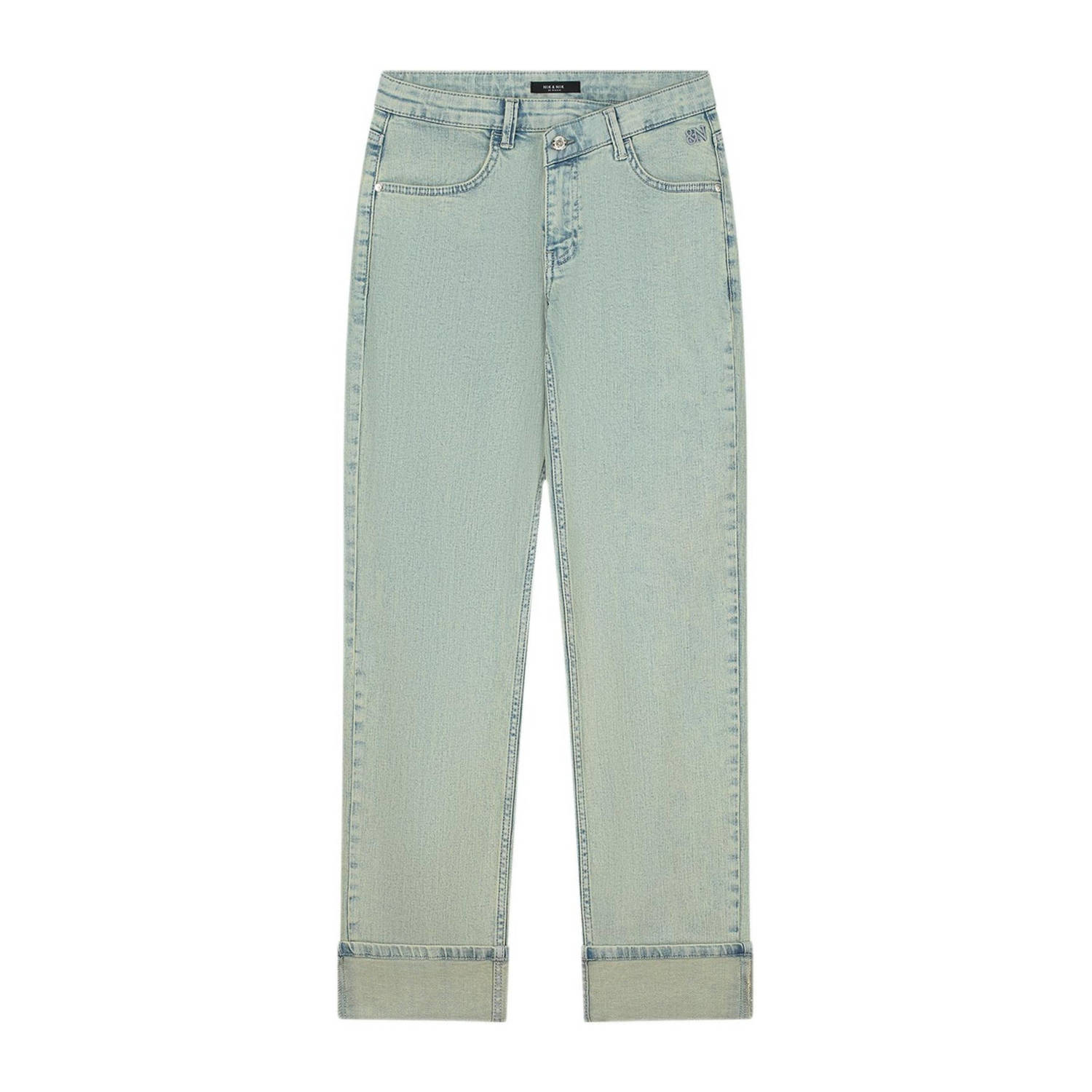 NIK&NIK slim fit jeans Fenna green cast