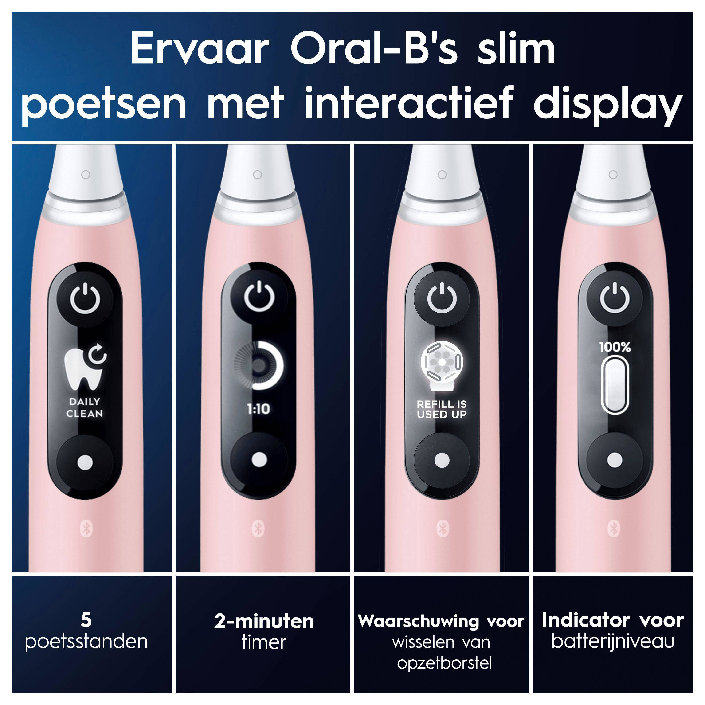 Oral-B IO 6N Elektrische Tandenborstel - Roze | Wehkamp