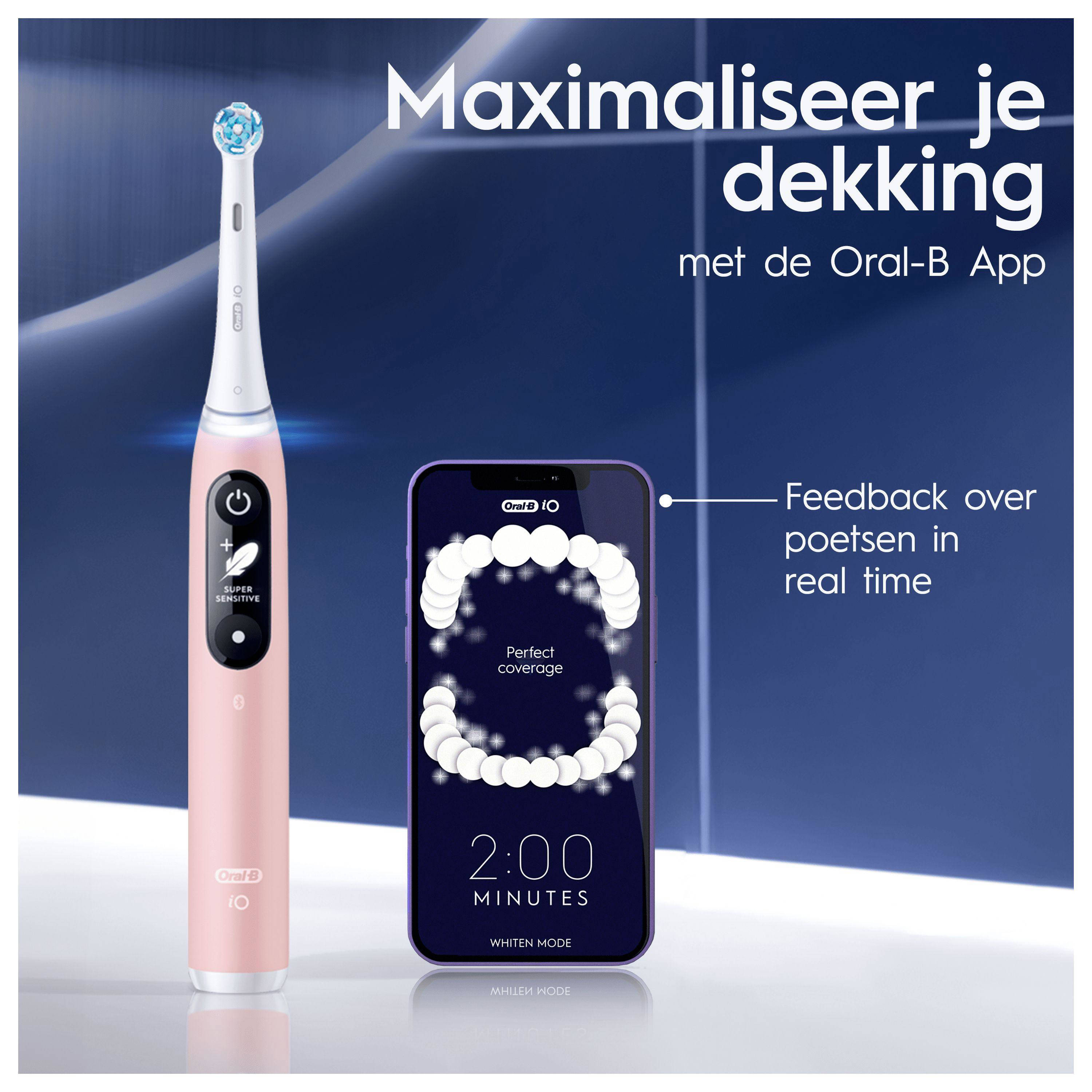 Oral-B IO 6N Elektrische Tandenborstel - Roze | Wehkamp