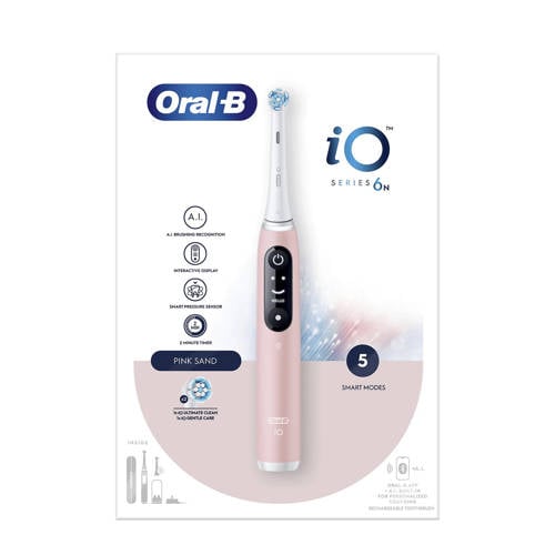 Wehkamp Oral-B IO 6N elektrische tandenborstel - Roze aanbieding