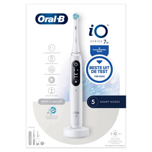 Oral-B IO 7N elektrische tandenborstel - Wit
