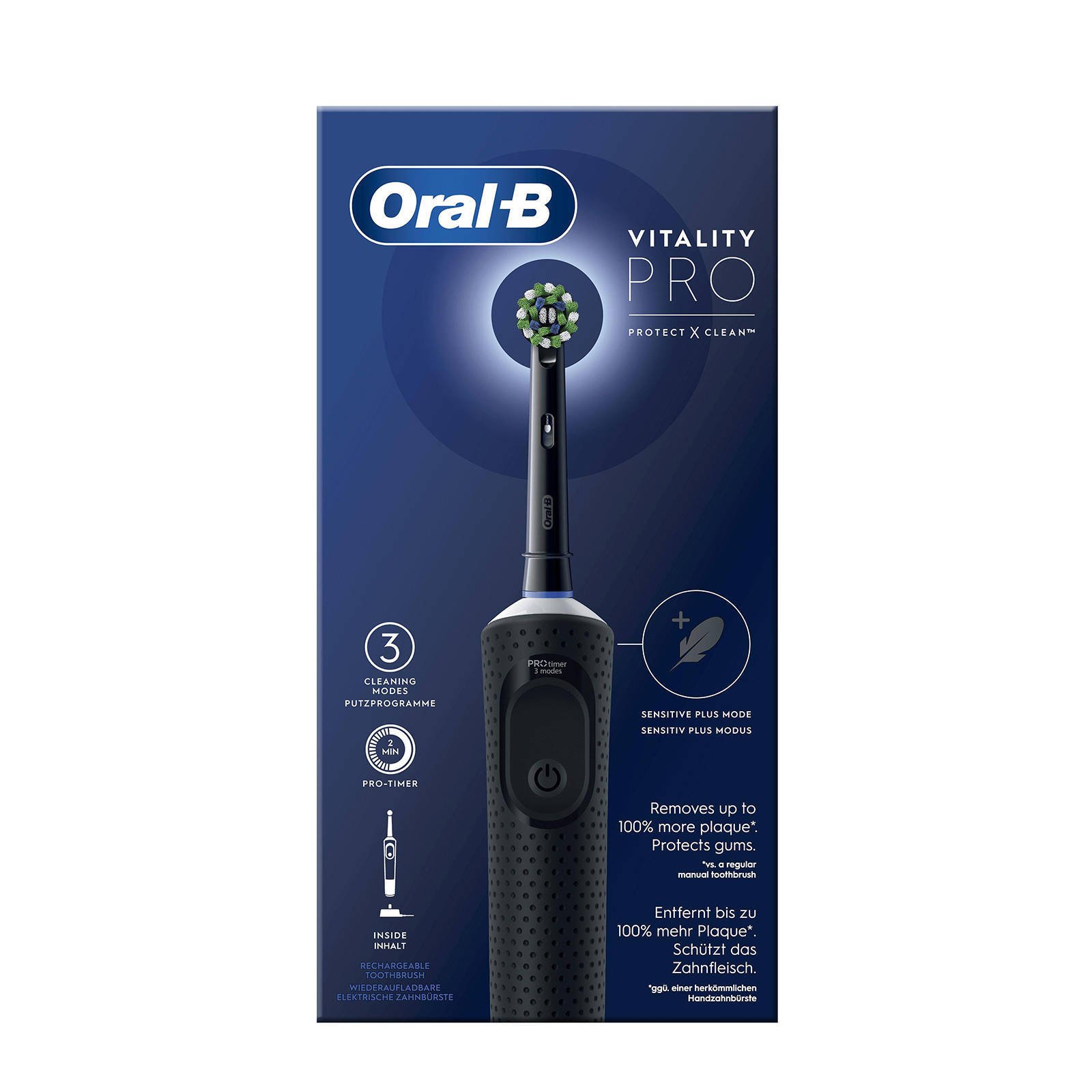 Oral-B Vitality Pro Elektrische Tandenborstel - Zwart | Wehkamp