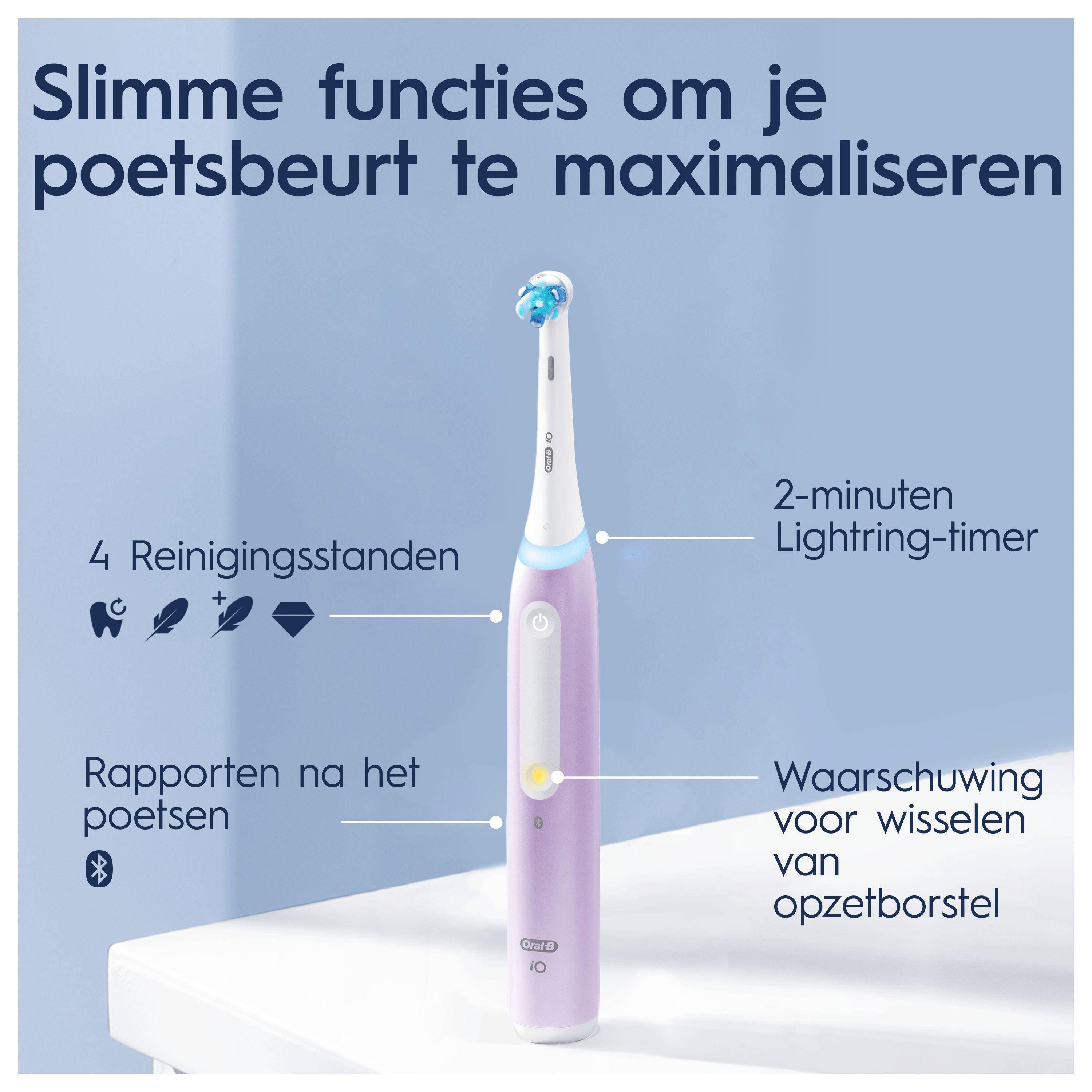 Oral-B IO 4N Elektrische Tandenborstel - Lavendel | Wehkamp