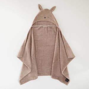 badcape met capuchon konijn