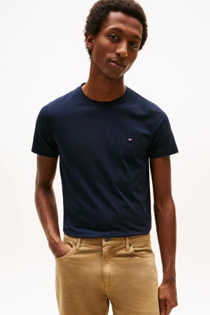slim fit T-shirt met logo desert sky
