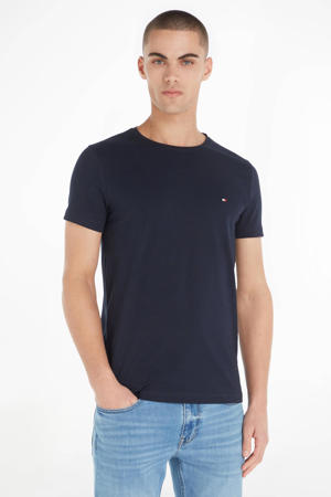 slim fit T-shirt met logo desert sky
