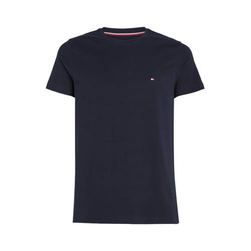 Tommy Hilfiger slim fit T-shirt met logo desert sky afbeelding