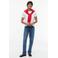 Tommy Hilfiger slim fit T-shirt met logo wit