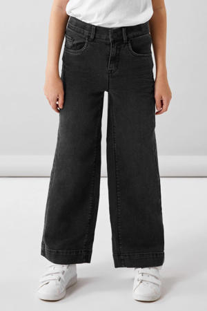 wide leg jeans NKFROSE black denim