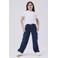 NAME IT KIDS wide leg jeans NKFROSE dark blue denim