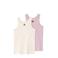 NAME IT MINI hemd NMFTANK TOP - beige/lila (set van 2)