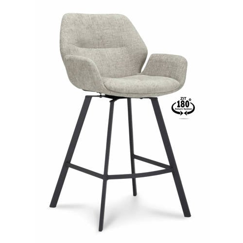 Wehkamp Home barkruk (set van 2) Luca - Taupe