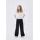 NAME IT KIDS wide leg cargobroek NKFROSE zwart