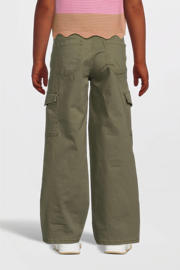 thumbnail: NAME IT KIDS wide leg cargobroek NKFROSE army groen