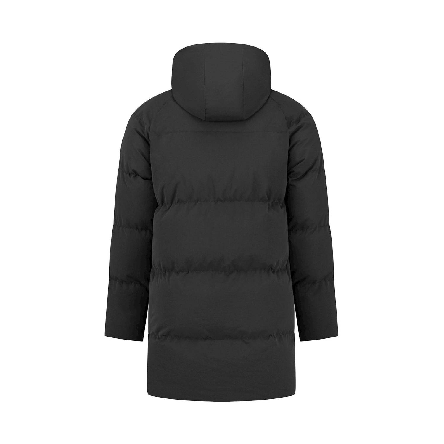 Purewhite gewatteerde jas black