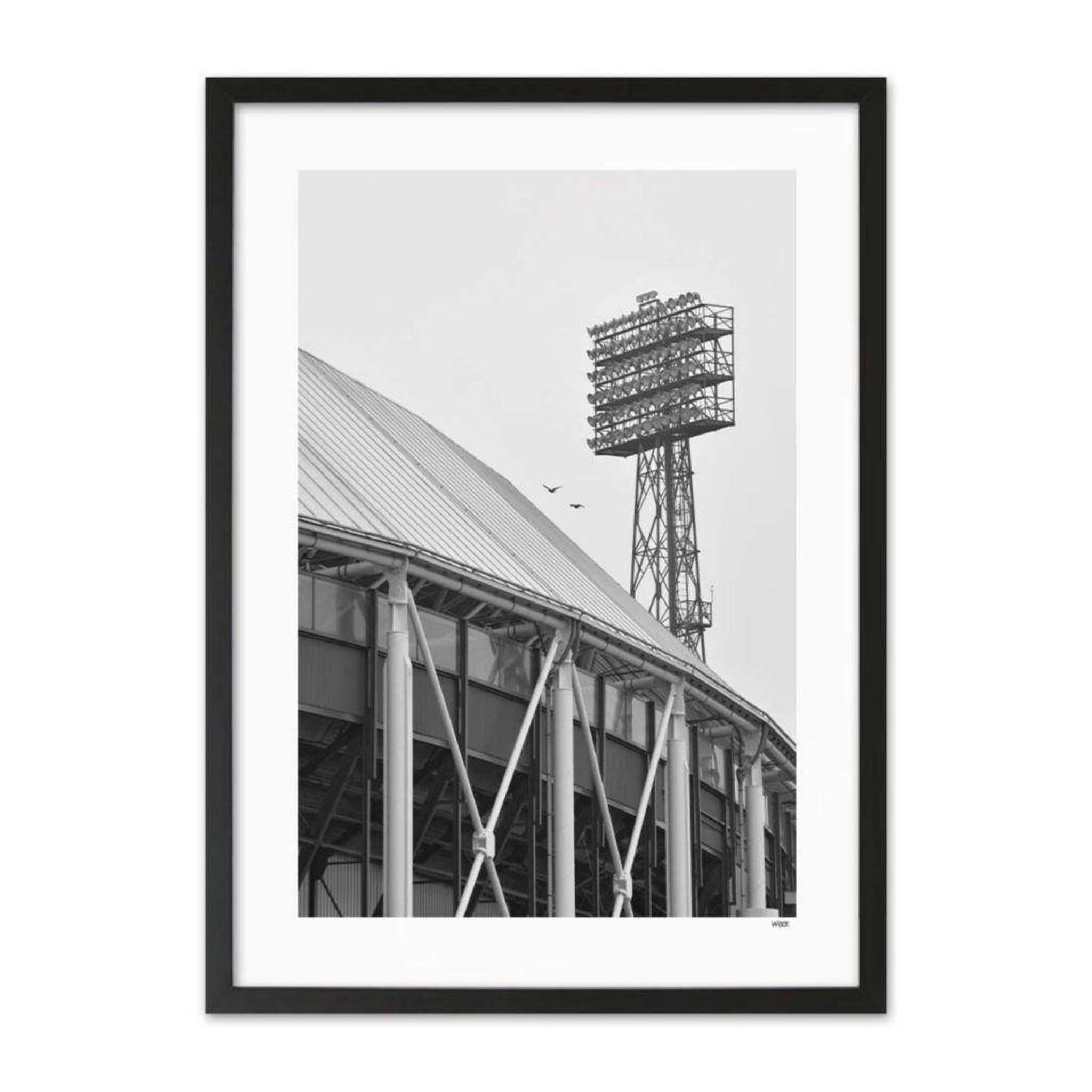 WIJCK. poster Lichtmast Feyenoord (50x70 cm) - Afbeelding 2