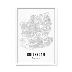 poster Rotterdam city  (30x40 cm)