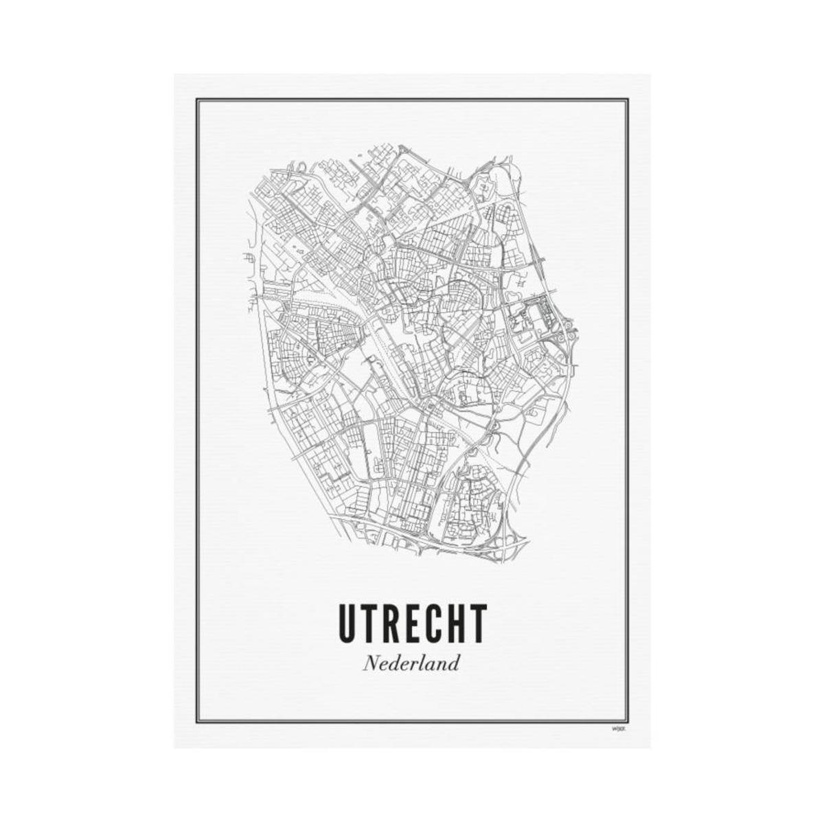 WIJCK. poster Utrecht city (30x40 cm) wehkamp