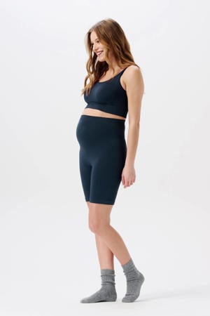 high waist cycling short Nais donkerblauw