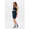 Noppies maternity high waist cycling short Nais donkerblauw