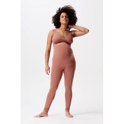 Noppies maternity high waist skinny zwangerschapslegging Reva oudroze afbeelding