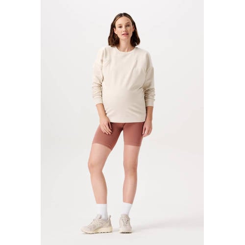 Noppies maternity high waist cycling short Nais oudroze afbeelding