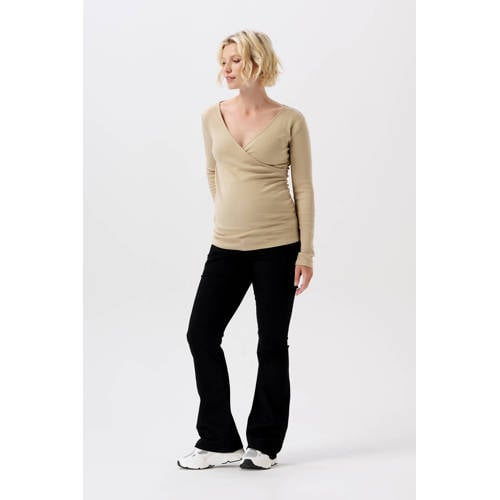 Noppies maternity flared broek zwart afbeelding