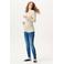 Noppies maternity ribgebreide zwangerschapslongsleeve Sira van polyester beige