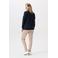 Noppies maternity zwangerschaps- en voedingssweater Lesy donkerblauw