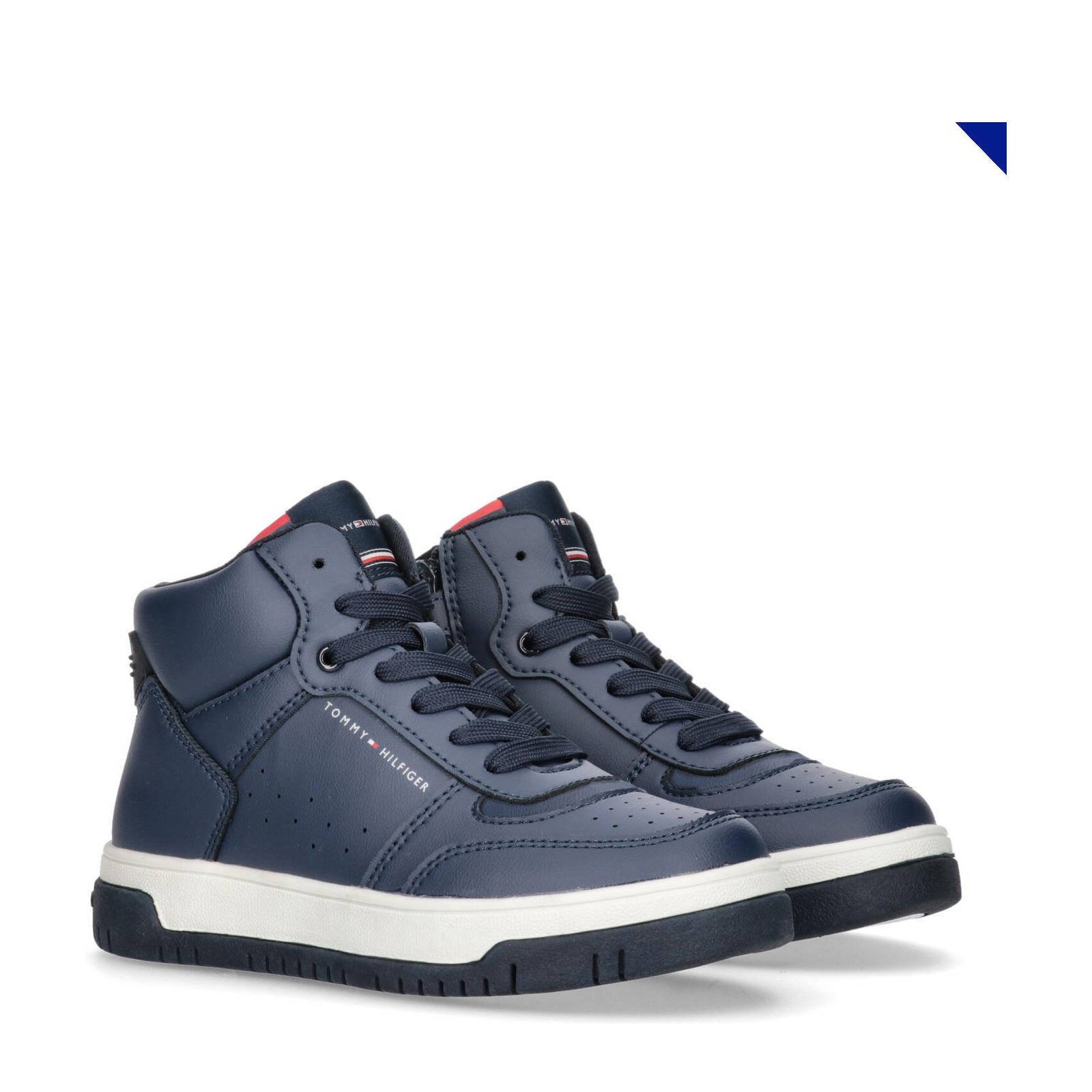 Tommy hilfiger blauwe discount sneakers