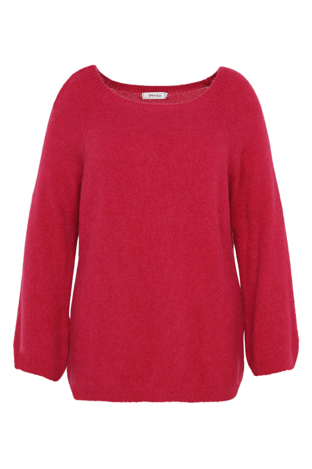 Paprika fijngebreide trui met alpaca wol roze wehkamp