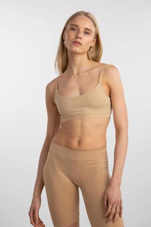 niet-voorgevormde bh top PCNAMEE beige