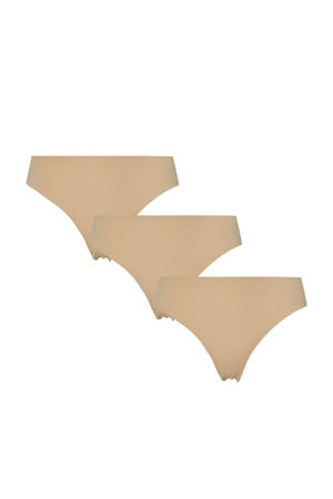 seamless string PCNAMEE (set van 3) beige
