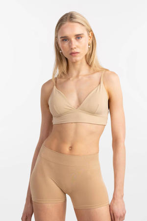 voorgevormde bralette PCNAMEE beige