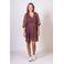 LOVE2WAIT semi-transparante zwangerschapsjurk met all over print rood/zwart/wit