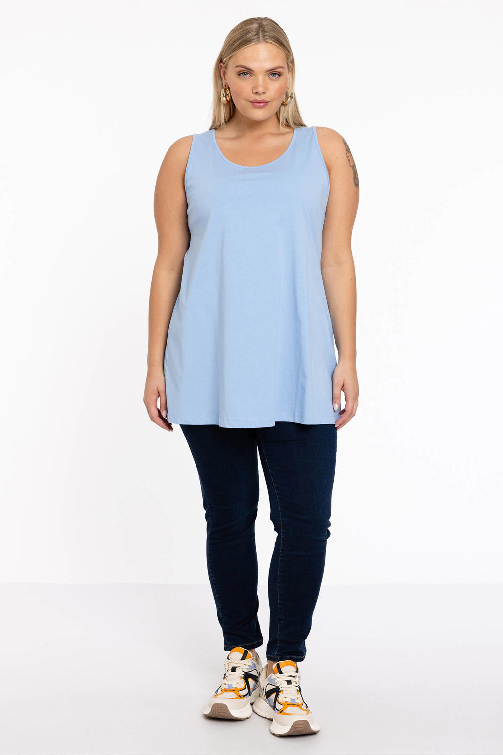 YOEK singlet lichtblauw