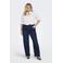ONLY CARMAKOMA high waist wide leg jeans CARWILLY dark blue denim