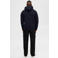 Selected hoodie SLHHANKIE met logo blauw