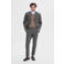 Selected slim fit pantalon SLHSLIM-AITOR grijs