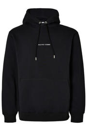thumbnail: Selected hoodie SLHHANKIE met logo zwart