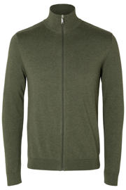 thumbnail: Selected gemêleerd vest SLHBERG groen