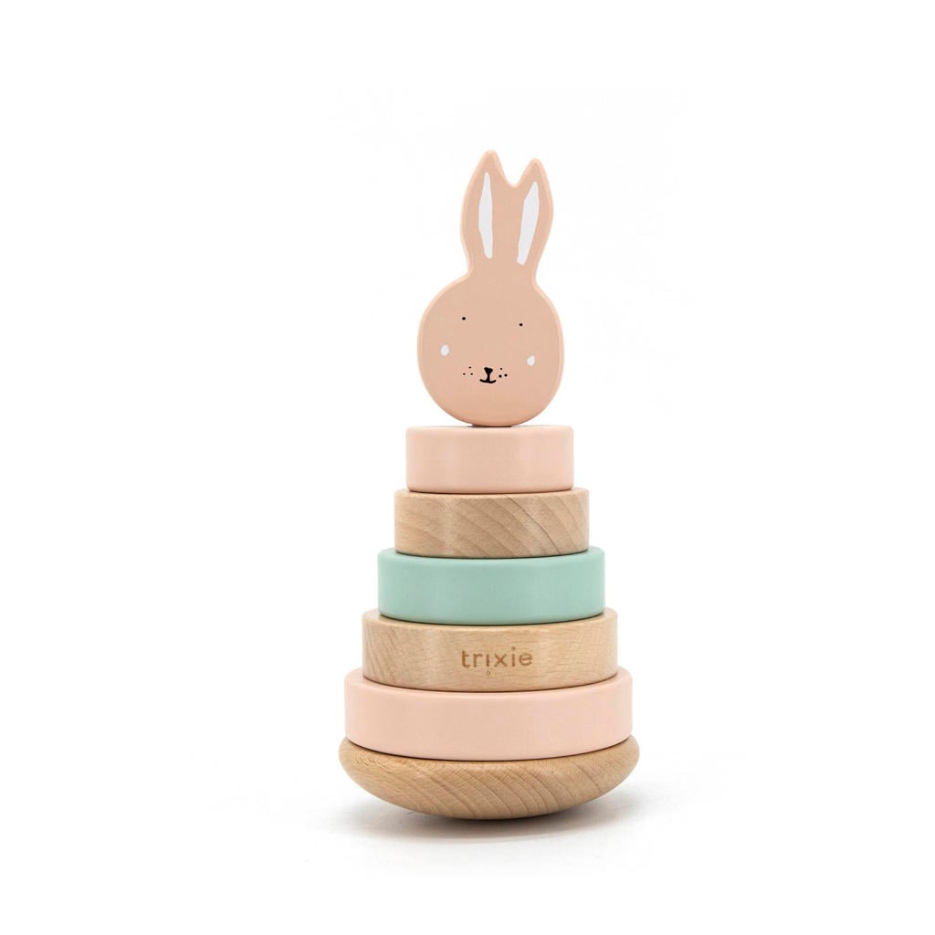 Trixie houten stapeltoren Mrs. Rabbit